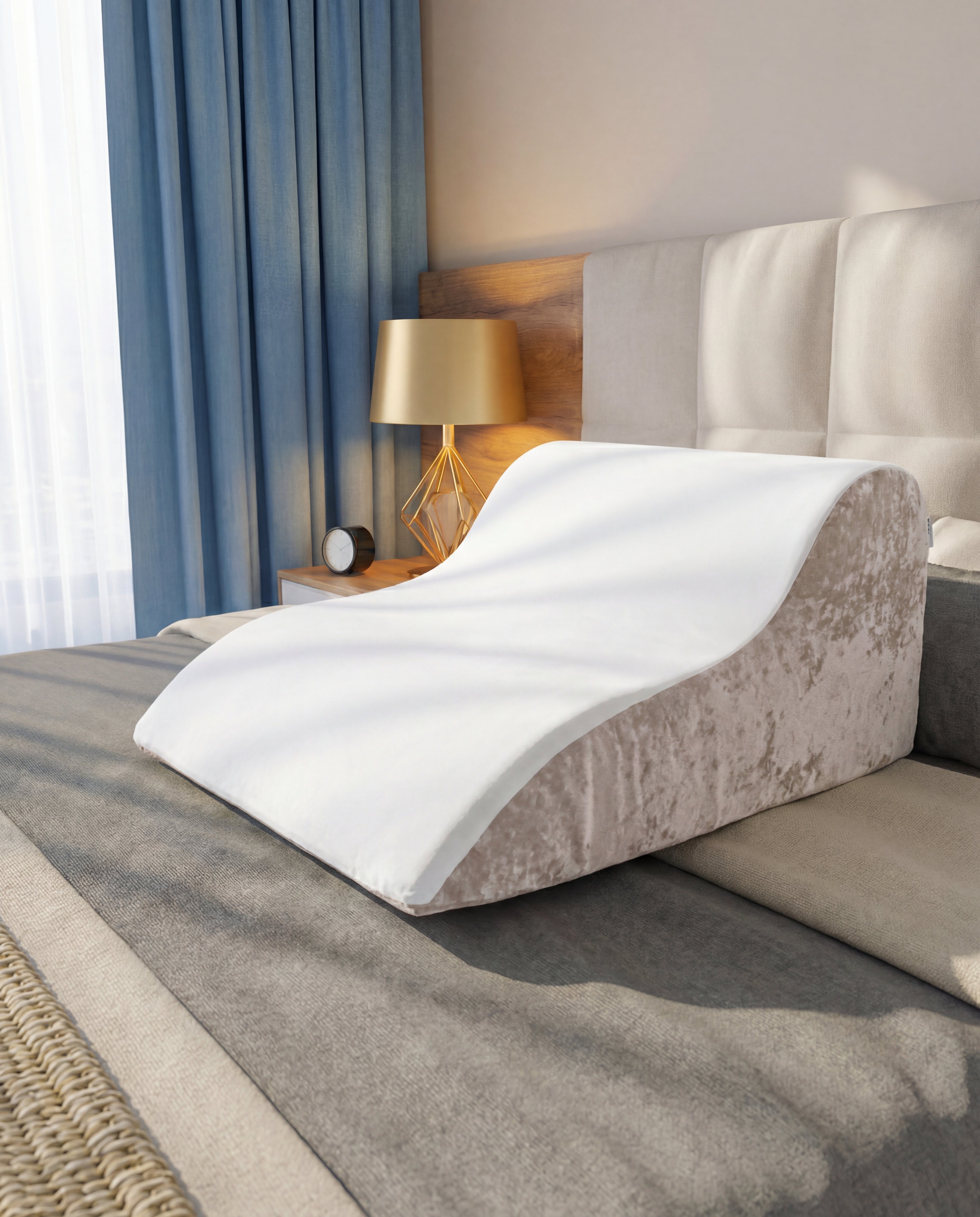 Наволочка велюр/рибана